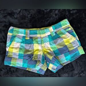 Billabong Multicolor Plaid Shorts